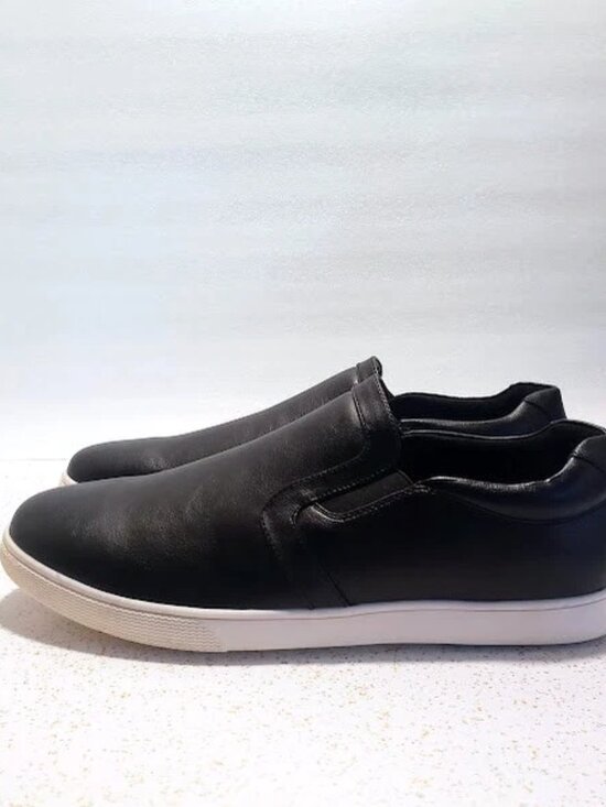 Jousen Milan Men\'s Slip-On Retro Style Black Sneakers Size 11.5 main image 7